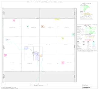 INDEX FOR P.L[removed]COUNTY BLOCK MAP (CENSUS[removed]INDEX MAP LEGEND SYMBOL NAME STYLE