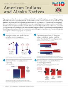 poverty and opportunity profile  American Indians and Alaska Natives Developed in partnership with the National Congress of American Indians Policy Research Center