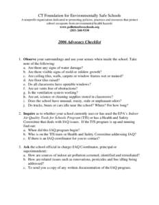 Parent Advocacy Checklist