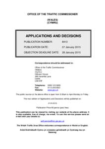 APPLICATIONS AND DECISIONS