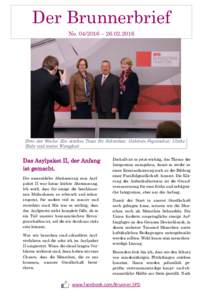 Der Brunnerbrief No – Foto der Woche: Ein starkes Team für Schwaben. Gabriele Fograscher, Ulrike Bahr und meine Wenigkeit