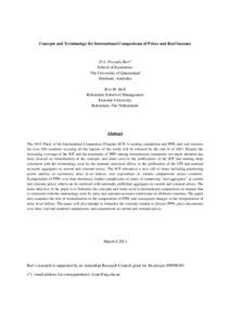 Microsoft Word - Prasada Rao and Bert Balk Concepts and Terminology for International Comparisons of Prices and Real Incomes.do