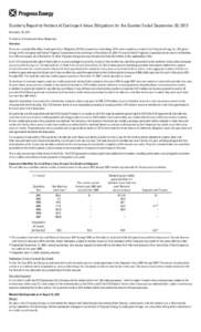 Quarterly Report to Holders of Contingent Value Obligations for the Quarter Ended September 30, 2012 November 15, 2012 To Holders of Contingent Value Obligations: Overview There are currently 98.6 million Contingent Valu