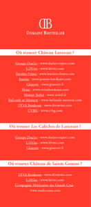 Où trouver Château Lanessan ? Groupe Duclot : www.duclot-export.com LDVins : www.ldvins.com Barrière Frères : www.barriere-freres.com Joanne : www.joanne-bordeaux.com Ginestet : www.ginestet.fr