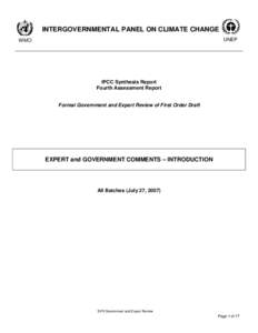 IPCC Third Assessment Report / IPCC Second Assessment Report / Avoiding dangerous climate change / Vincent R. Gray / IPCC Summary for Policymakers / IPCC Fifth Assessment Report / Climate change / Intergovernmental Panel on Climate Change / IPCC Fourth Assessment Report