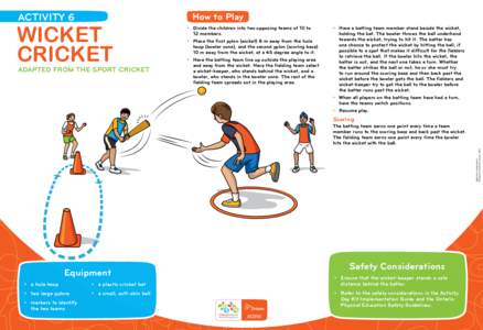 ACTIVITY 6  How to Play WICKET CRICKET
