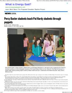 Percy Baxter students teach Pat Hardy students | Whitecourt Star