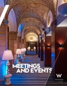 MEETINGS AND EVENTS GREAT ROOM I  GREAT ROOM II