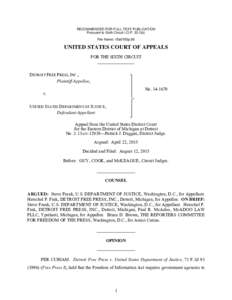 RECOMMENDED FOR FULL-TEXT PUBLICATION Pursuant to Sixth Circuit I.O.Pb) File Name: 15a0183p.06 UNITED STATES COURT OF APPEALS FOR THE SIXTH CIRCUIT