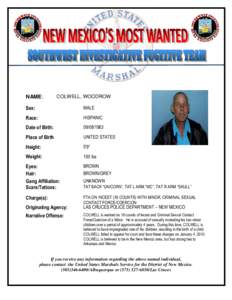 Las Cruces /  New Mexico / Colwell / Las Cruces Police Department