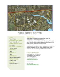 Microsoft Word - Rock Creek Center New Format