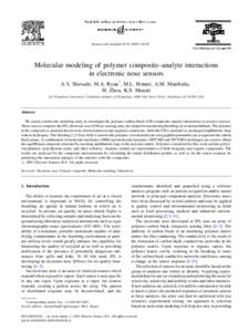 Polymer / Molecular dynamics / Polyethylene glycol / Solid / Tacticity / Carbon / Chemistry / Polymers / Polymer chemistry