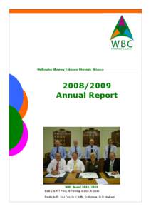 Wellington Blayney Cabonne Strategic Alliance[removed]Annual Report  WBC Board[removed]