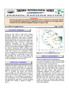 Tanzania / Dar es Salaam / Morogoro / Mwanza / Zanzibar / Intertropical Convergence Zone / Rain / Geography of Africa / Africa / East Africa