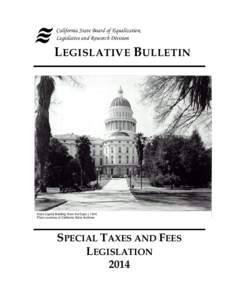 Special Tax and Fees Bulletin 2012