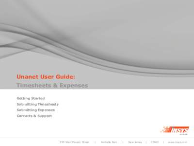 INSYS Unanet User Guide: Timesheets & Expenses