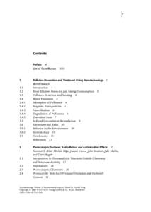 Ultraviolet radiation / Nanotechnology / Nanoparticle / Magnetic nanoparticles / Titanium dioxide / Photocatalysis / Carbon nanotube / Zerovalent iron / Center of Excellence in Nanotechnology at AIT / Chemistry / Emerging technologies / Nanomaterials