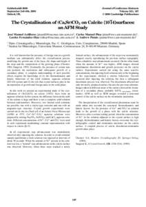 Goldschmidt 2000 September 3rd–8th, 2000 Oxford, UK. Journal of Conference Abstracts Volume 5(2), 167