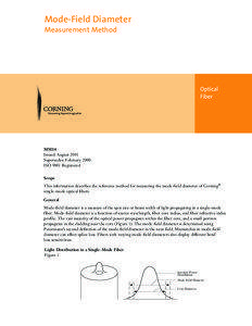 Mode-Field Diameter Measurement Method