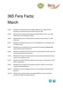 Fera / National Bee Unit / Changing Breed / Biological pest control / Food and Environment Research Agency / Agriculture in England / Science and technology in the United Kingdom / United Kingdom