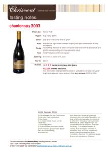 chrismont chardonnay 2003