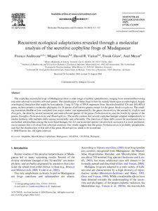 Molecular Phylogenetics and Evolution[removed]–322 www.elsevier.com/locate/ympev