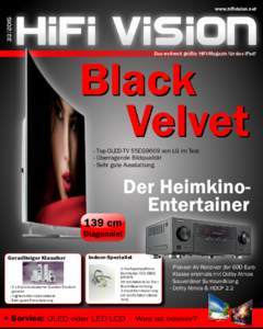 www.hifivision.net Das weltweit größte HiFi-Magazin für das iPad!