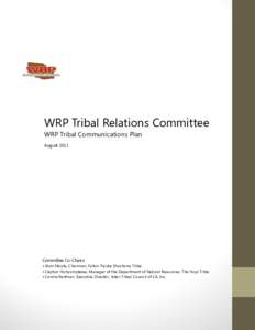 WRP Tribal Relations Committee