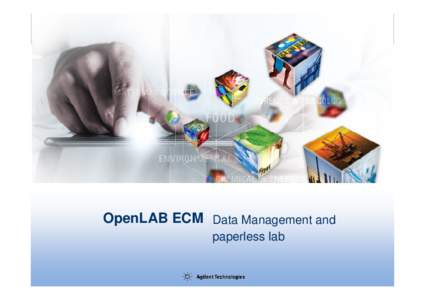 OpenLAB ECM Data Management and paperless lab S1  CAG EMEAI FY13