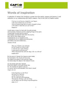Microsoft Word - CofC_Words_of_inspiration.doc