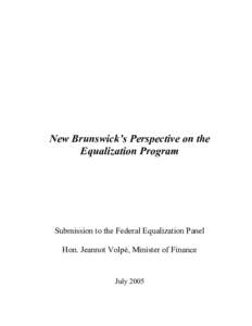 The federal Equalization Program has been a cornerstone of Canadian fiscal federalism since its inception in 1957