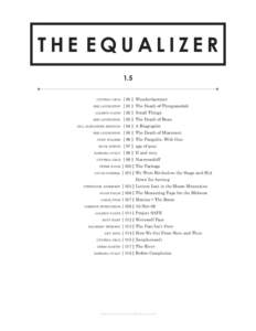 the equalizer  first series THE EQUALIZER 1.5