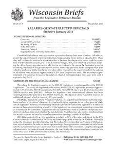 Wisconsin / Article One of the United States Constitution / Governor of Kentucky / State governments of the United States / Wisconsin Legislature / Employment / Per diem / Government