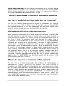 Foreign relations of the European Union / CARIFORUM / European Union / World Trade Organization / Cotonou Agreement / Economic Partnership Agreements / Federico Alberto Cuello Camilo / International trade / International relations / Politics of the Caribbean