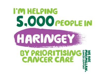 I’m helping people in 5,000  Haringey