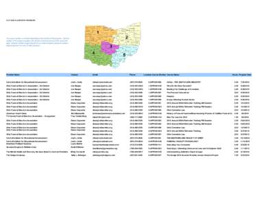 JULY 2018 CE APPROVED PROGRAMS   The course numbers are labled depending on the location of the program.  The first  number of the program number will indicate its location based on the ma