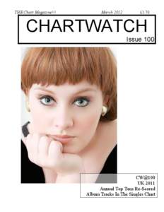 THE Chart Magazine!!!  March 2012 £1.70