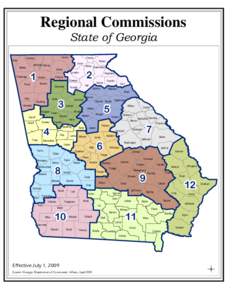 Regional Commissions State of Georgia Dade Fannin