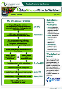 Ara Tuhono - Puhoi to Wellsford project update, July 2013