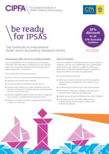 be ready 	for IPSAS 20%  discount