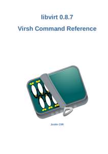 libvirtVirsh Command Reference Justin Clift  Virsh Command Reference