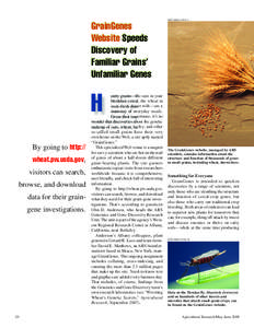 SCOTT BAUER (K7219-1)  GrainGenes Website Speeds Discovery of Familiar Grains’