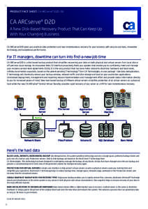 Computing / CA ARCserve / Backup / Disk-to-disk / Bare-metal restore / VMware / Replay 4 / NetVault Backup / Backup software / System software / Data security