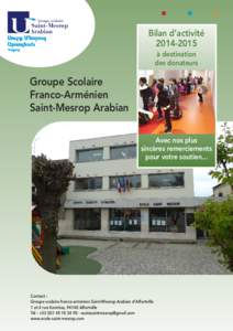 Groupe scolaire  Saint-Mesrop Arabian Ryuçe Tfrçym Gçgm