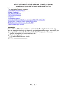 US EPA - Chloropicrin 1,3D Soil Fumigant Post Application Summary[removed]