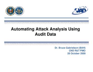 Understand Data Required for Analysis/Detection