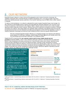 2. OUR NETWORK Essential Energy’s network is unique in terms of the geographic area it covers, the terrain it traverses, the vegetation that grows within it and the diversity of weather that passes over it. The scale o