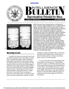 Buprenorphine: Potential for Abuse