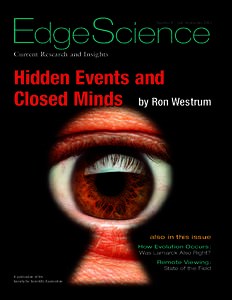 Edge Science Number 8 July–SeptemberCurrent Research and Insights