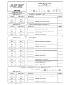 CASAS PARTICULARES LeyFORMULARIO DE PAGO CUIL EMPLEADO  F.575/RT